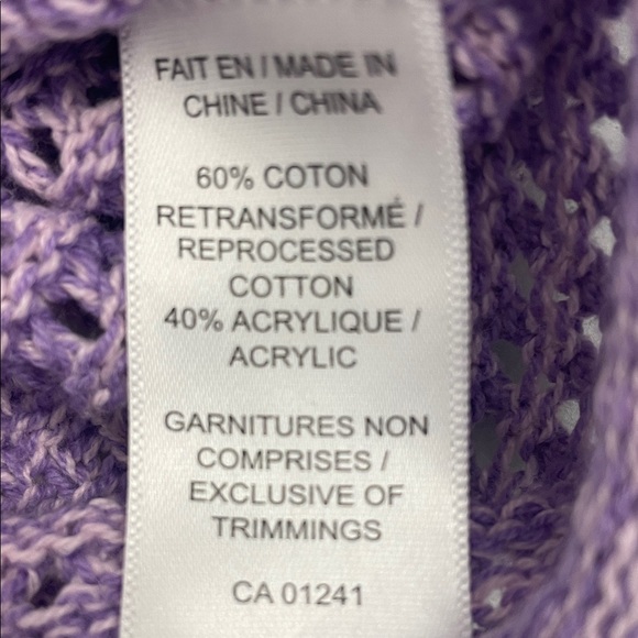 Lavender Knit Women's Sweater - Picture 8 of 11